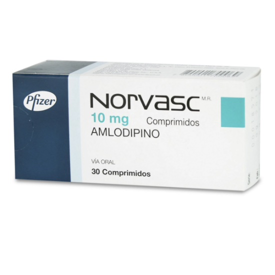 Imagen de NORVASC 10 MG X 30 COMP.