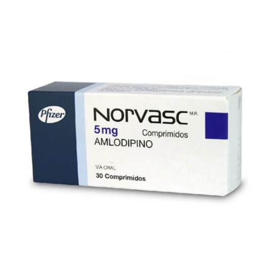 Imagen de NORVASC 5 MG X 30 COMP.