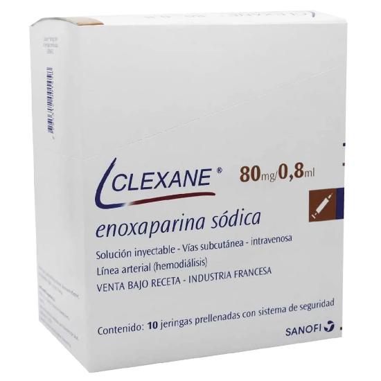 Imagen de CLEXANE 80 MG X 10 JER