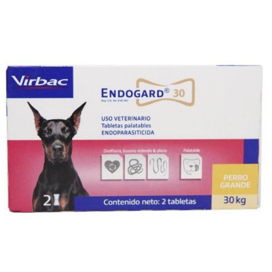 Imagen de VET ENDOGARD 30 ENVASE CON 2 COMP.