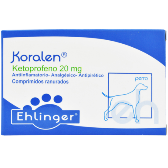Imagen de VET KORALEN 20 MG ENVASE DE 10 COMP.