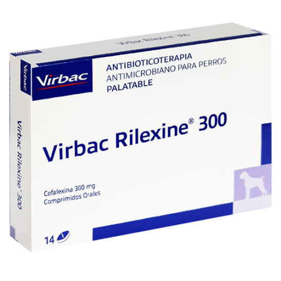 Imagen de VET RILEXINE 300 MG ENVASE DE 14 COMP.