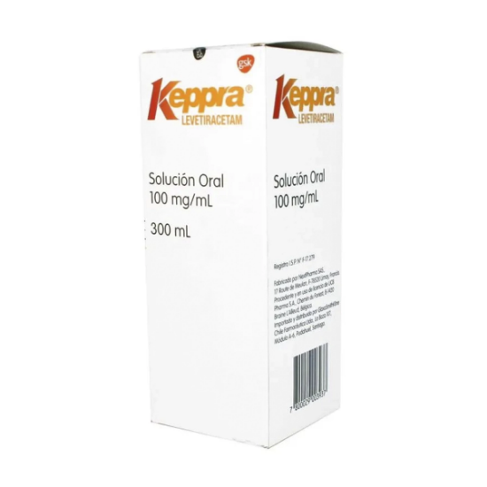 Imagen de KEPPRA CONCENTRADO SOL. PARA INFUSION 100MG / 1ML X 10 VIALES
