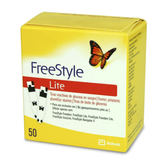 Imagen de FREESTYLE LITE GLUCOSA X 50 UNID.