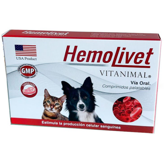 Imagen de VET HEMOLIVET X 10 COMP.