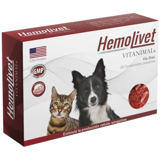 Imagen de VET HEMOLIVET X 30 COMP.