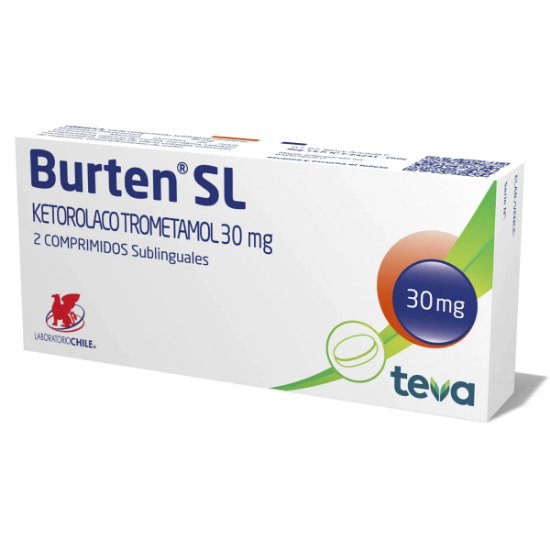 Imagen de BURTEN SUBLINGUAL 30 MG X 4 COMP.