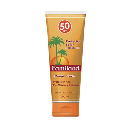 Imagen de FAMILAND SOLAR SPF50 PROTECTOR POMO 200 GRS