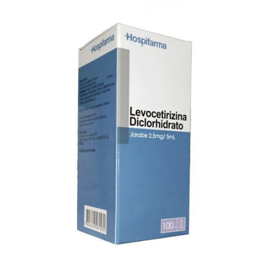 Imagen de LEVOCETIRIZINA JBE 2,5MG / 5ML X FCO. 100 ML