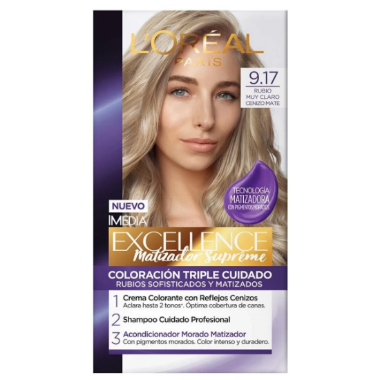 Imagen de EXCELLENCE 9.17 RUB MUY CLARO CENIZO MATTE