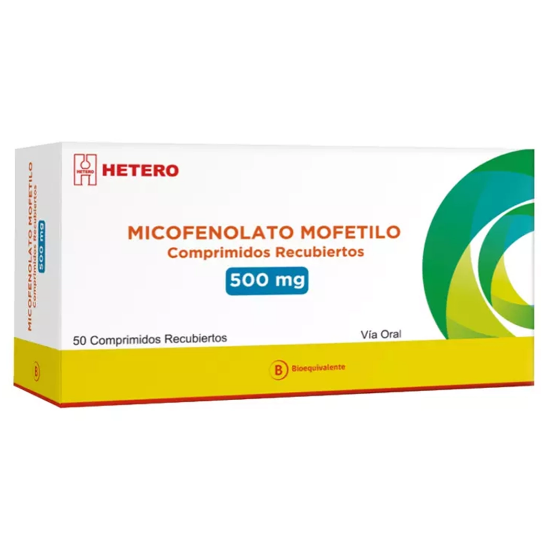 Imagen de MICOFENOLATO 500 MG X 50 COMP.