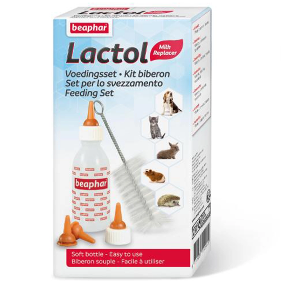 Imagen de VET BIBERON CON TETINAS KIT CON 1 BIBERON + 6 TETINAS Y UN CEPILLO