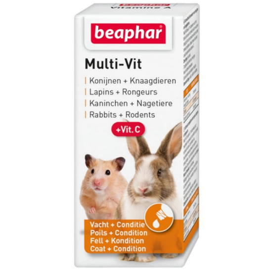 Imagen de VET MULTIVIT ROEDORES FRASCO GOTARIO 20 ML.