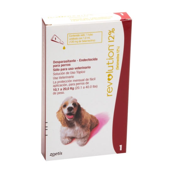 Imagen de VET REVOLUTION 12% 1.0ML X 1 (PERROS DE 10KG A 20KG)