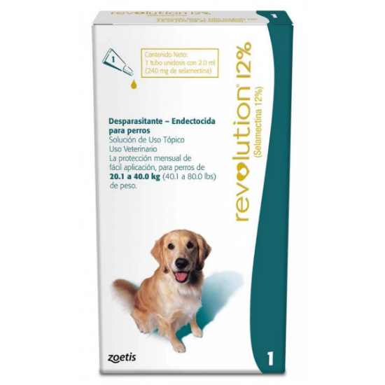 Imagen de VET REVOLUTION 12% 2.0ML X 1 (PERROS DE 20KG A 40KG)