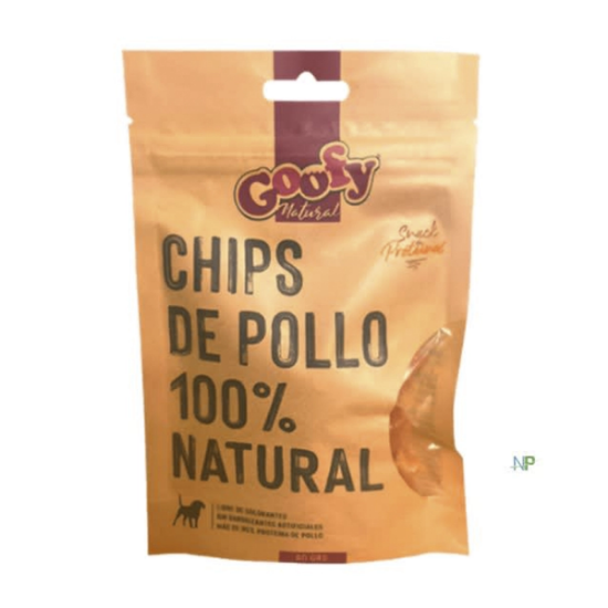 Imagen de VET GOOFY SNACK NATURAL CHIPS POLLO X 60 G.