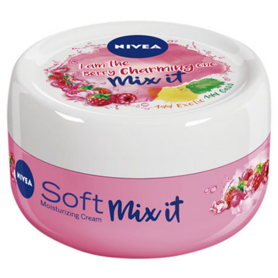 Imagen de NIVEA SOFT BERRY CREMA MULTIPROPOSITO 100ML