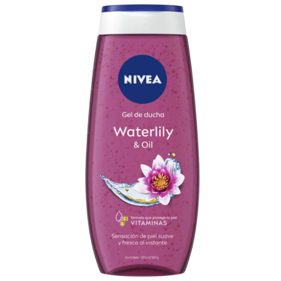 Imagen de NIVEA GEL DE DUCHA WATERLILLY&OIL 250ML