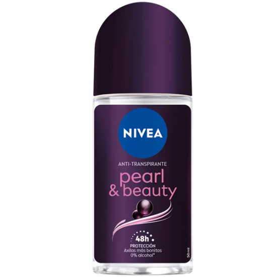 Imagen de NIVEA DESODORANTE ROLL ON PEARL & BEAUTY BLACK 50ML