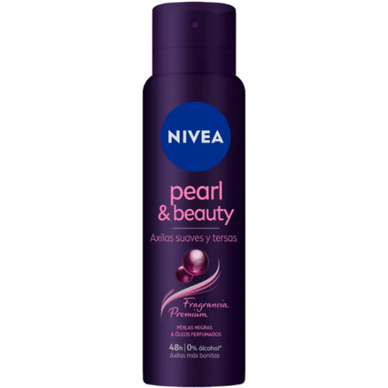 Imagen de NIVEA DESODORANTE SPRAY PEARL & BEAUTY BLACK150ML