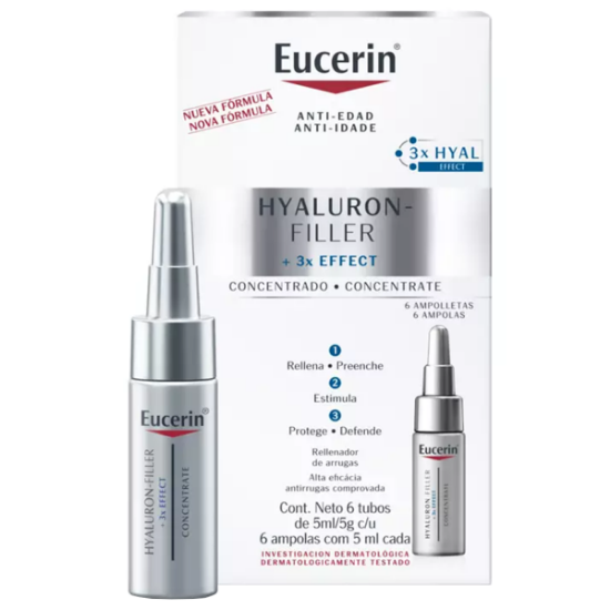 Imagen de EUCERIN HYALURON FILLER ANTI EDAD CONCENTRATE 6X5ML