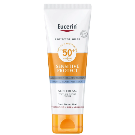 Imagen de EUCERIN SUN FACE CREME SENSITIVE PROTECT FPS50 50ML