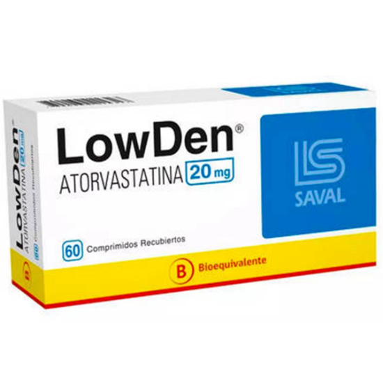 Imagen de LOWDEN 20 MG X 60 COMP. REC.