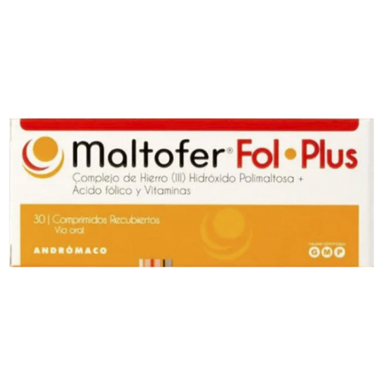 Imagen de MALTOFER FOL PLUS x 30 COMP. REC