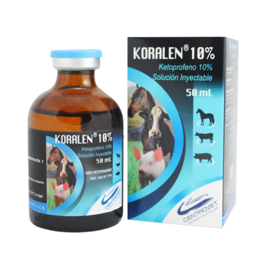 Imagen de VET (MV) KORALEN 10 % SOL. INY. X 50 ML.
