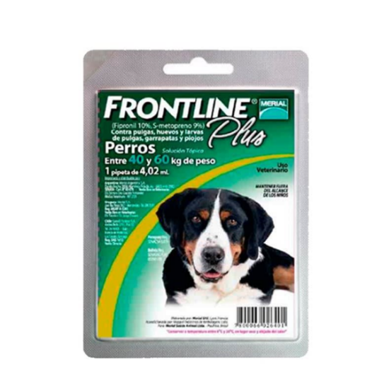 Imagen de VET FRONTLINE PLUS ESTUCHE 1 PIPETA 4.02 ML DOG 40-60 KG