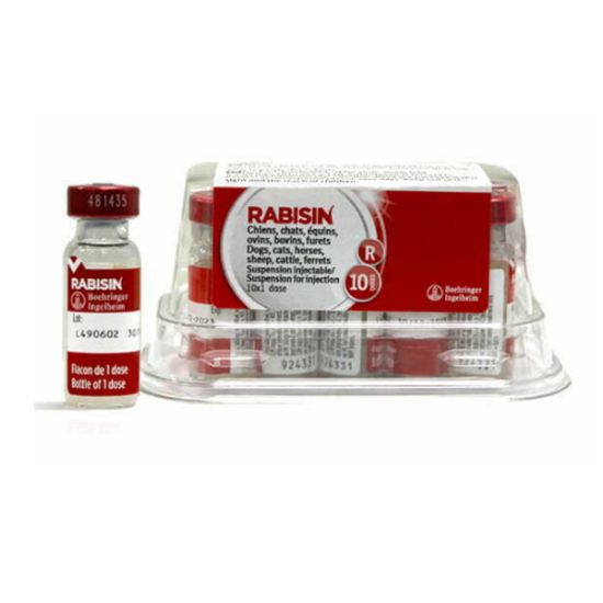 VET (MV) (+ CERT) RABISIN CAJA 10 FRASCOS X 1 DOSIS