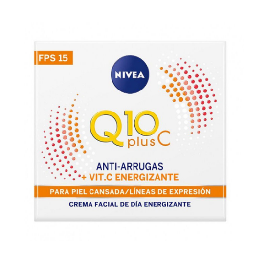 Imagen de NIVEA CREMA FACIAL ANTIARRUGAS Q10 + C DIA 50 ML