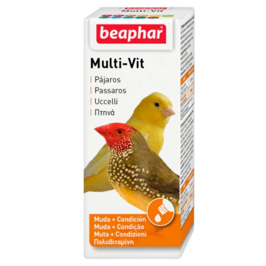 Imagen de VET MULTIVIT PAJAROS FRASCO GOTARIO 20 ML.