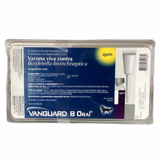 Imagen de VET (MV) VANGUARD B ORAL SF 25 VIALES MONODOSIS X 1 ML