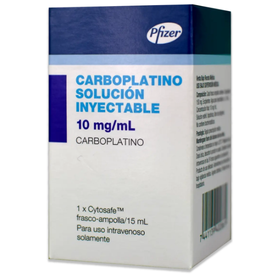 Imagen de CARBOPLATINO 150 MG / 15 ML X 1 FCO.AMP.