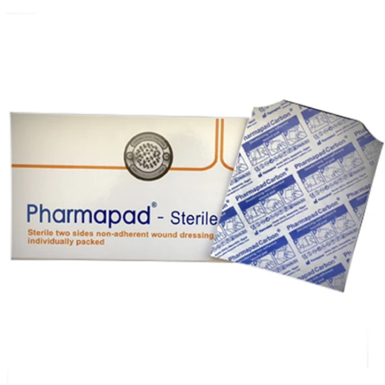 Imagen de PHARMAPAD CARBON AG 10CM X 10CM X 10 UNID.