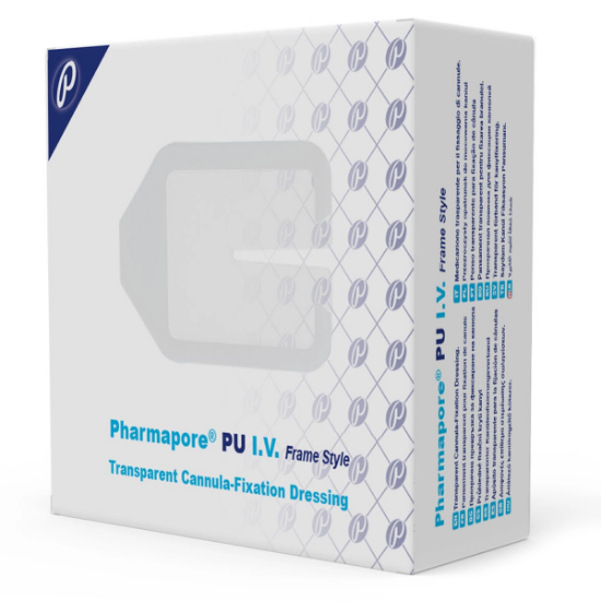 Imagen de PHARMAPORE PU IV FIJADOR DE VIA IV 5CM X 5,7CM X 100 UNID.