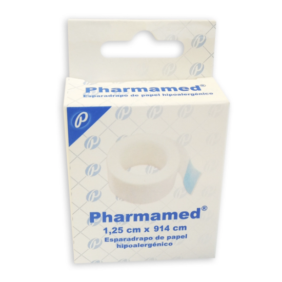 Imagen de PHARMAMED CINTA ADHESIVA HIPOALERGENICA 1,25 X 914 CM X 24 UND