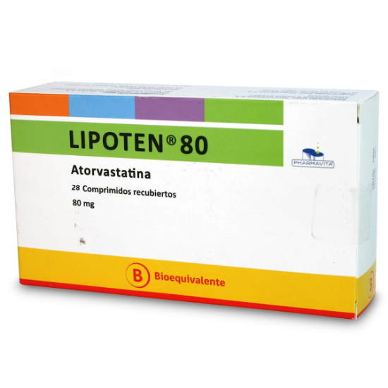 Imagen de LIPOTEN 80 MG X 28 COMP.