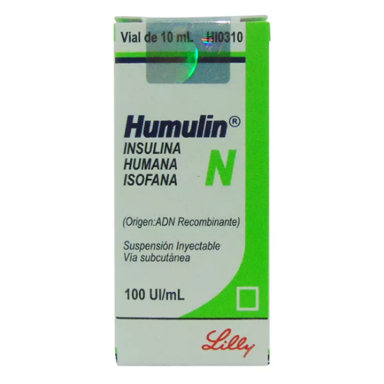 Imagen de INSUL. HUMULIN N 100 U/ML CART.3ML X 5 UNID.