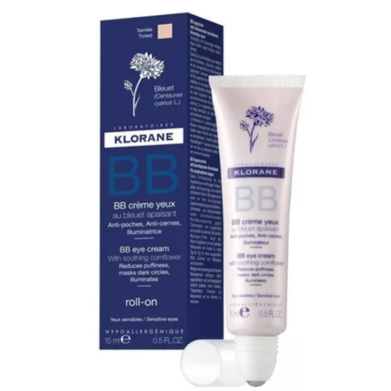 Imagen de KLORANE ACIANO BB CREMA CONTORNO DE OJOS 15ML