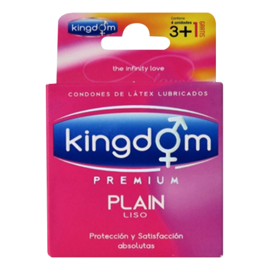 Imagen de PRESERVATIVO KINGDOM PREMIUM LISO RESISTENTE (PLAIN) X 3 UND.