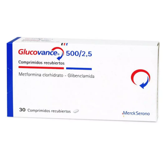 Imagen de GLUCOVANCE 500MG / 2,5MG X 30 COMP.