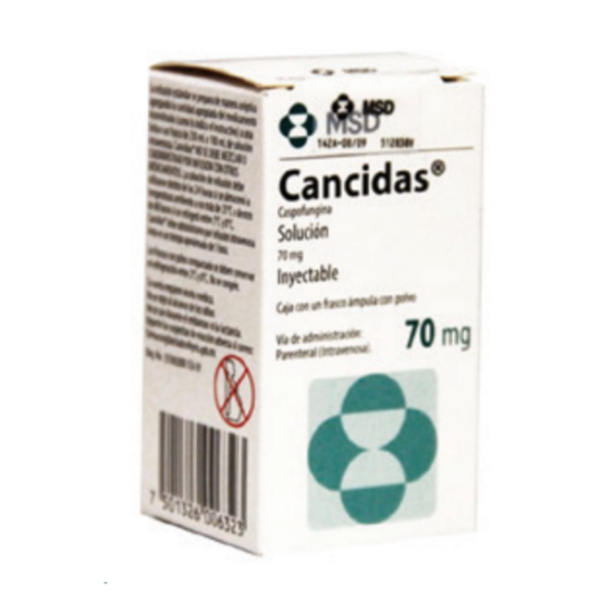 Imagen de CANCIDAS 70 MG SOL. INY. X 1 FCO.AMP.