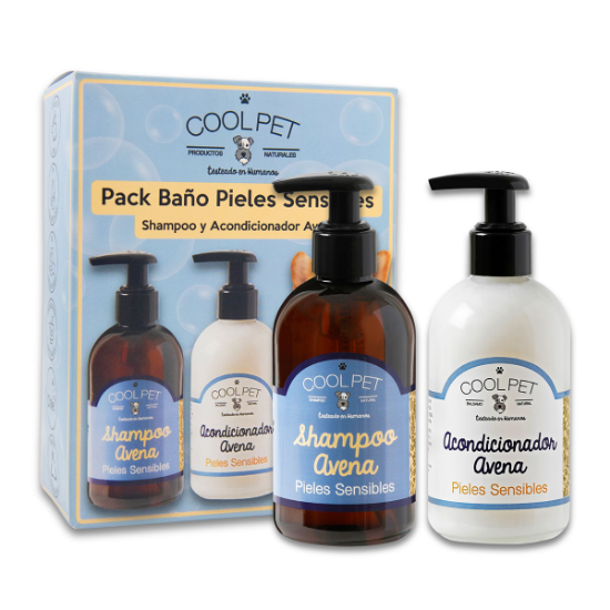 Imagen de Pack Baño Shampoo + Acondicionador Avena Coolpet