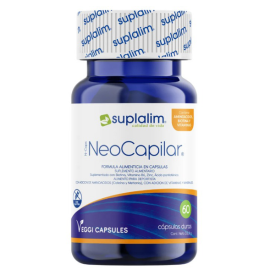 Imagen de NEOCAPILAR 60 CAPSULAS (VITAMINAS+MINERALES+AMINOACIDOS)