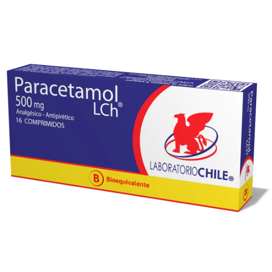 Imagen de Paracetamol 500 mg x 16 comprimido