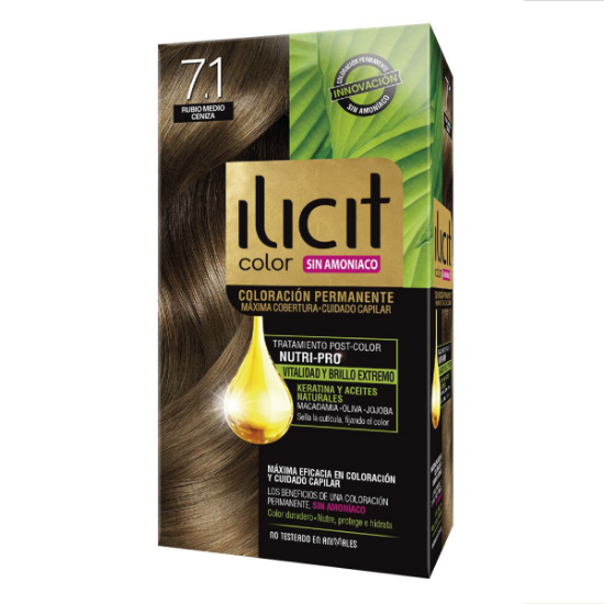 Imagen de Ilicit Sin Amoniaco 7.1 Rubio Medio x 1 unidad