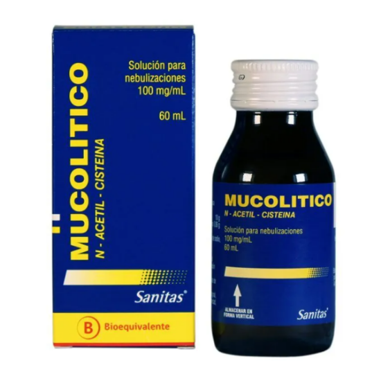 Imagen de MUCOLITICO 100MG / ML JBE FCO X 60 ML