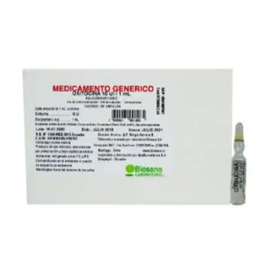 Imagen de OXITOCINA 5 UI / 1ML X 100 AMP.